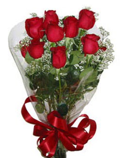Çiçek sade gül buketi 7 güllü buket  Burdur online çiçek gönderme sipariş 