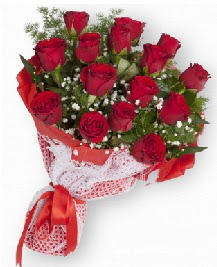 11 kırmızı gülden buket  Burdur güvenli kaliteli hızlı çiçek 