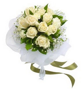  Burdur online çiçekçi , çiçek siparişi  11 adet benbeyaz güllerden buket