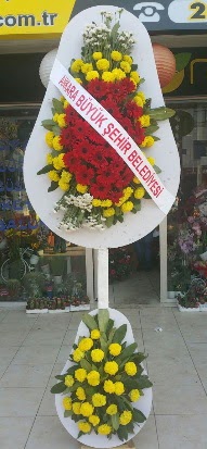 Çift katlı düğün nikah açılış çiçek modeli  Burdur çiçekçi mağazası 