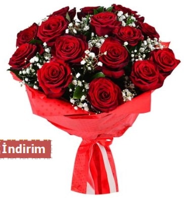 12 Adet kırmızı aşk gülleri  Burdur çiçek satışı 